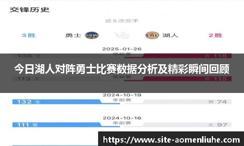 今日湖人对阵勇士比赛数据分析及精彩瞬间回顾